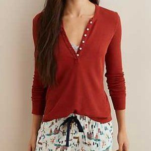 Aerie AE Henley Long Sleeve Tee XS